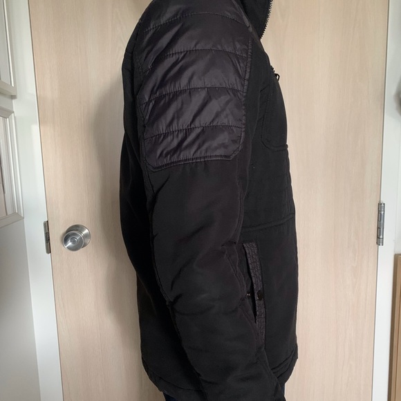 Jack & Jones men’s black bomber jacket, small - Picture 2 of 6